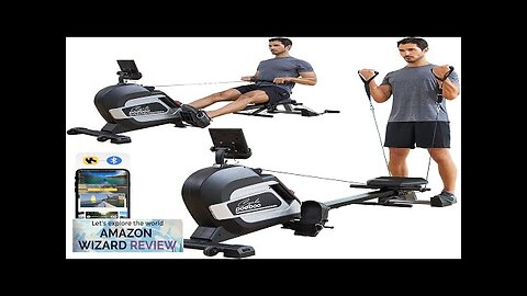 Pooboo Magnetic Rowing Machine 360 LB Weight Capacity folding rower with Combination Review