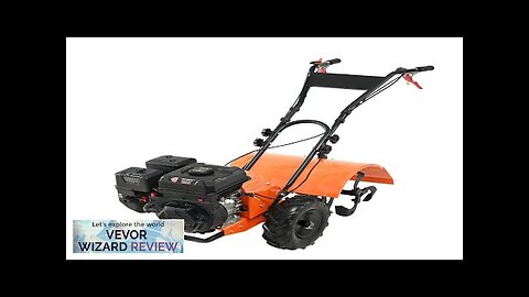 VEVOR Tiller Cultivator 212CC 4-Stroke Garden Cultivator Tiller with 4 Steel Adjustable Review