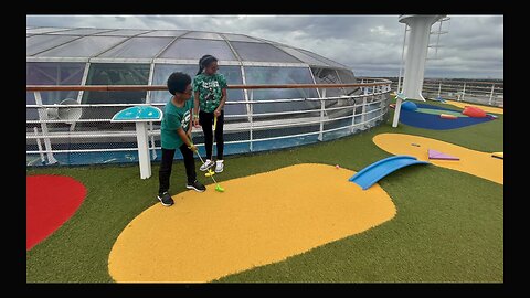 Blasian Babies Family Carnival Elation Cruise Ship Mini Vacation From Jacksonville, FL To Bahamas!