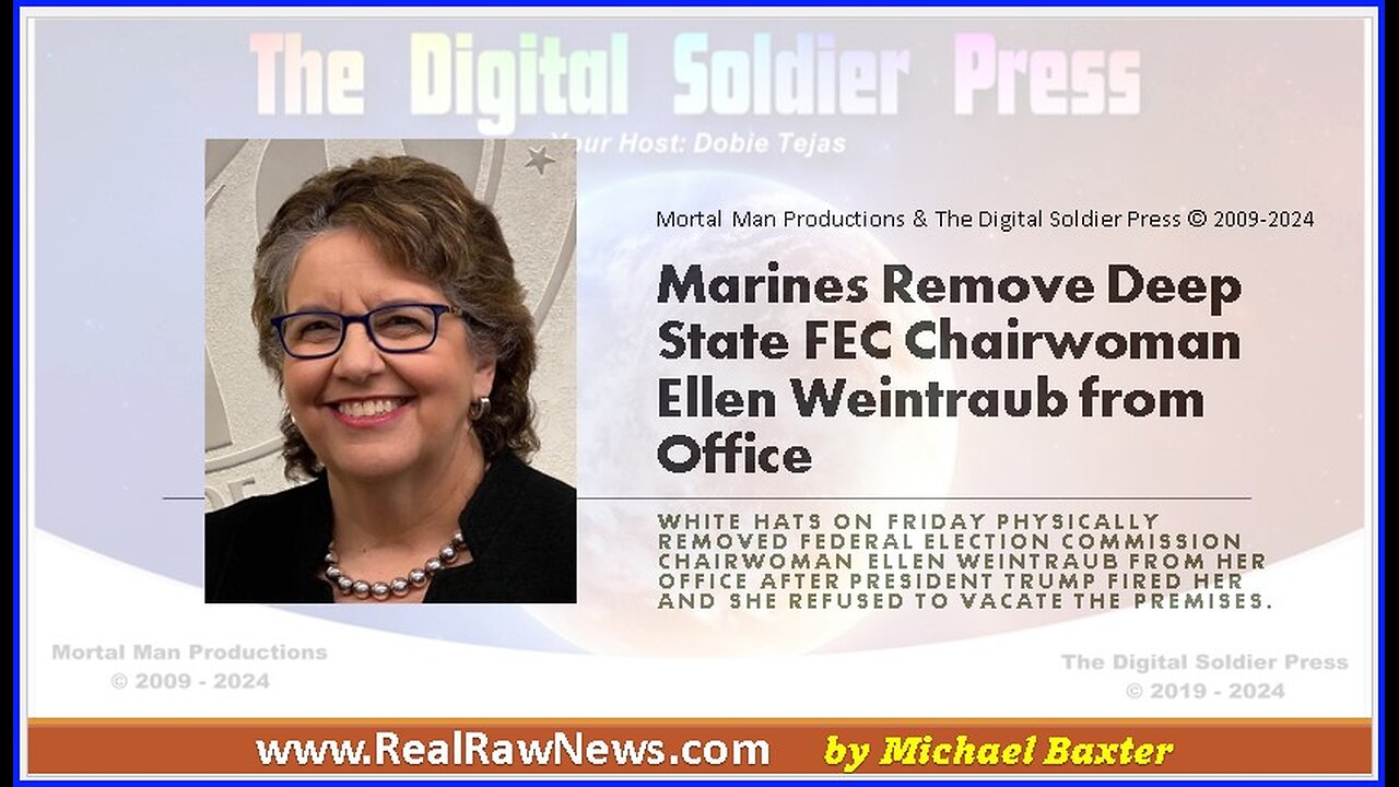 Marines Remove Deep Stater FEC Chairwoman Ellen Weintraub from her DC Office