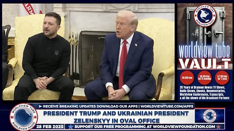 REPLAY: President Trump with the President of Ukraine in the Oval Office