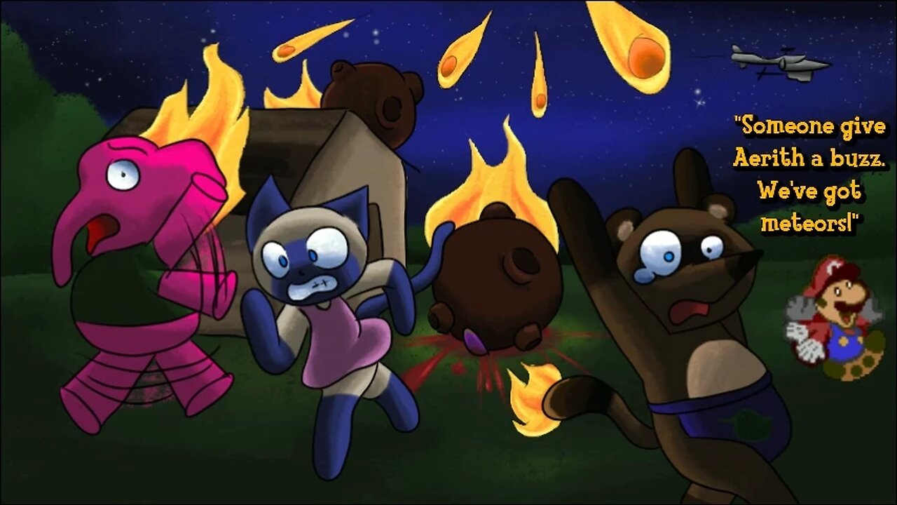 Animal Crossing Day 23 - Meteor Shower