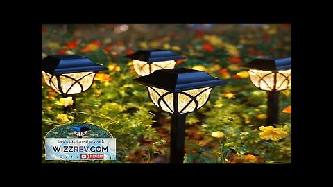 KAQ 8 Pack Solar Lights Outdoor Waterproof Solar Garden Lights Auto On/Off Review