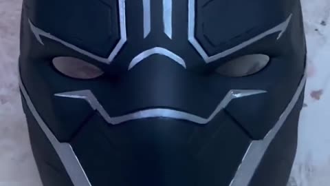 3D Printed Black Panther Face Mask!