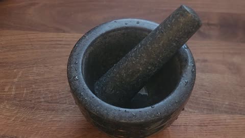 Preparing My Mortar and Pestle for the First Time