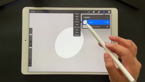 Easy Procreate Tutorial for Beginners - Water Drop