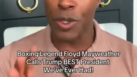 Boxing Legend Floyd Mayweather Calls Trump The BEST President We’ve EVER Had!