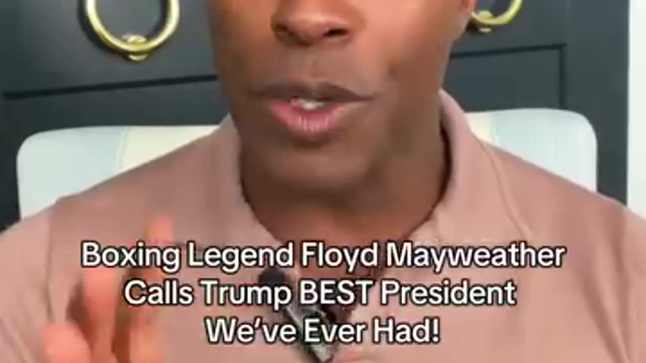 Boxing Legend Floyd Mayweather Calls Trump The BEST President We’ve EVER Had!