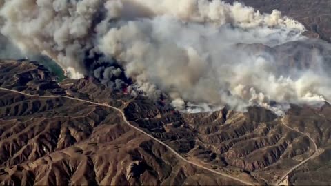 MASSIVE Fire in California is now over 6,000 acres and growing rapidly. WOW