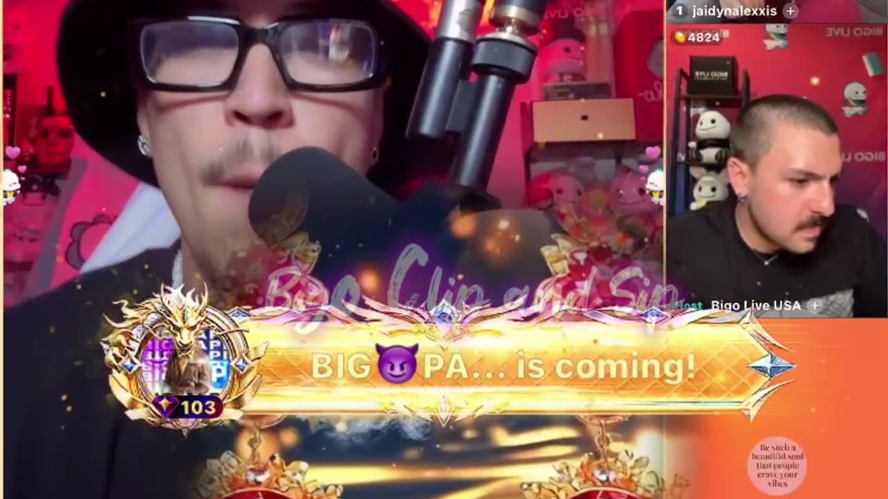 Flocko performs for Blueface baby mom Jaidyn who's judging on Bigo Live 3/6/25 #bigoclipandsip