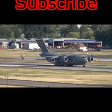 Watch How Fast C17 GlobeMaster Takeoff #Flying #Aviation #AeroArduino