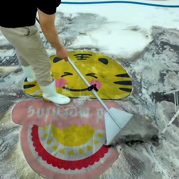One Magical Minute Save The Carpet From A Dirty Puddle - Satisfying Video #shorts