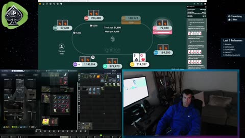 Daily Live Tournament Poker 2/20/25 Stream Night Crew