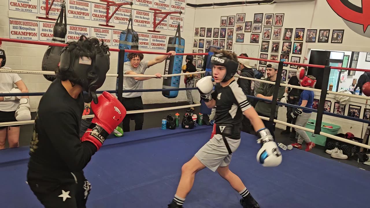 Joey sparring Jimmy 4. 2/11/25