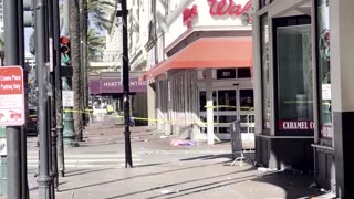 Driver with ISIS flag rams into New Orleans crowd, killing 15