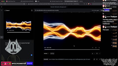 The GhostCat BroadCast | Ai video work flow and chill