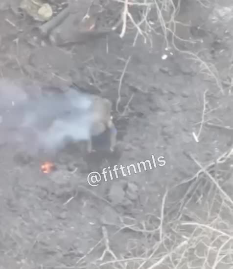 Warning! Russians Set Fire to a Fully Occupied Ukrainian Stronghold