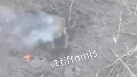 Warning! Russians Set Fire to a Fully Occupied Ukrainian Stronghold