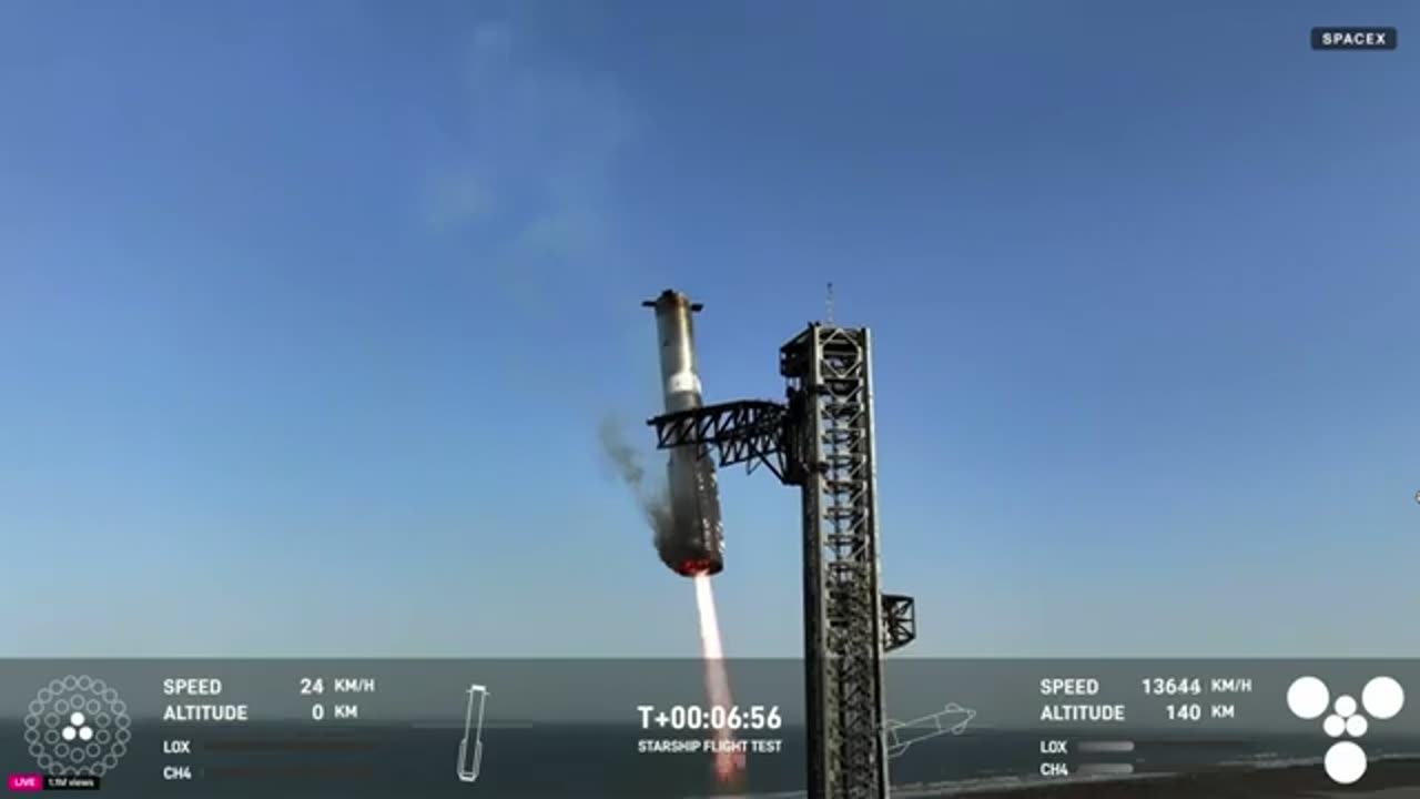 Starship’s Flight Test 8 Fails, Yet SpaceX Triumphs in Catching the Booster