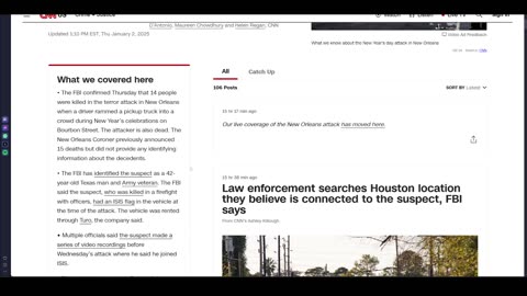 New developments on the New Orleans attacker: connection to the Las Vegas cybertruck attacker?