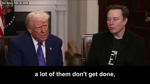 Trump: ELON JUST GETS IT DONE