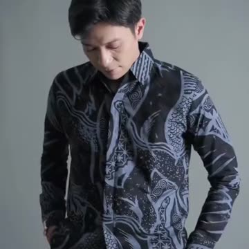 Indonesian Sanjaya Slimfit Batik Shirt
