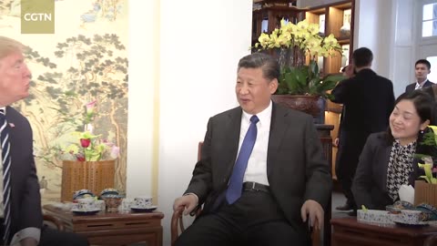 Trump shows Xi and Peng video clips of his granddaughter singing Chinese songs