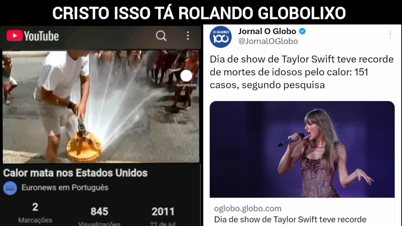 DESDE NOS TEMPOS DE CRISTO O CLIMA SEMPRE FOI O MESMO, A GLOBOLIXO ATACA O CLIMA POSTANDO BIZARRICES 🖕😁