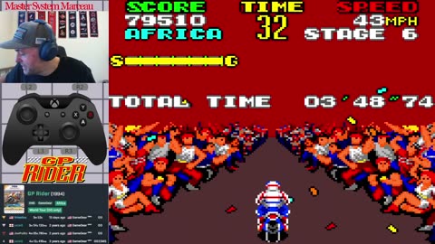 GP Rider [GG 1994] World Tour - Africa [3'48"74] WR🥇 | SEGA Game Gear