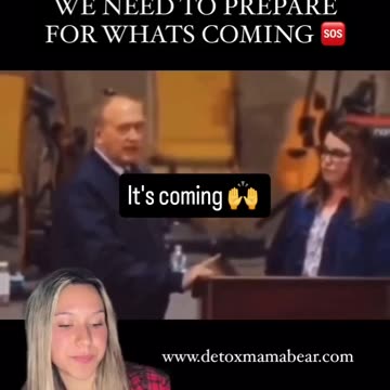 WE NEED TO PREPARE FOR WHAT'S COMING