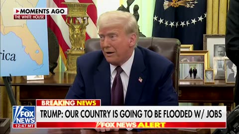 PRESIDENT TRUMP: "The farmers are going to be helped by this very much"