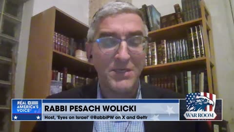 Rabbi Pesach Wolicki Discusses Moving Gazans To Neighboring Countries