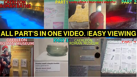 Caerleon Roman Baths And Museum |Full Video.