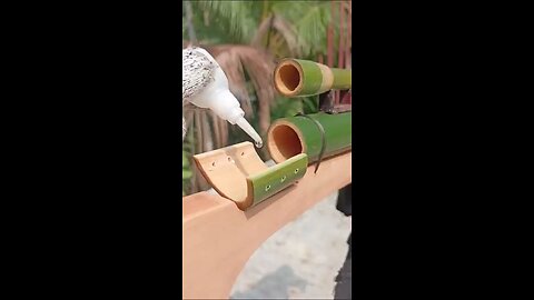 Bamboo creation using from bamboo with wooden. I hope you enjoy This video