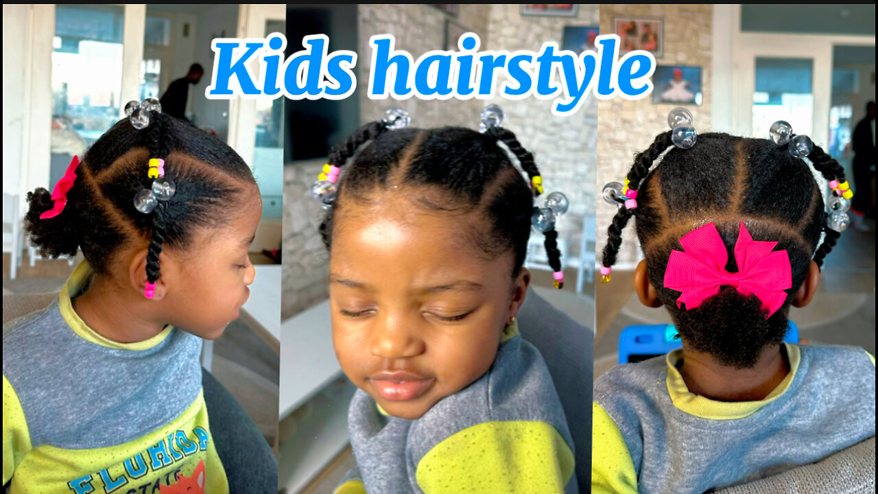 Hair tutorials 😻 kids hairstyle