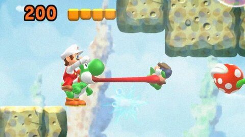 Trying my hardest to save Luigi