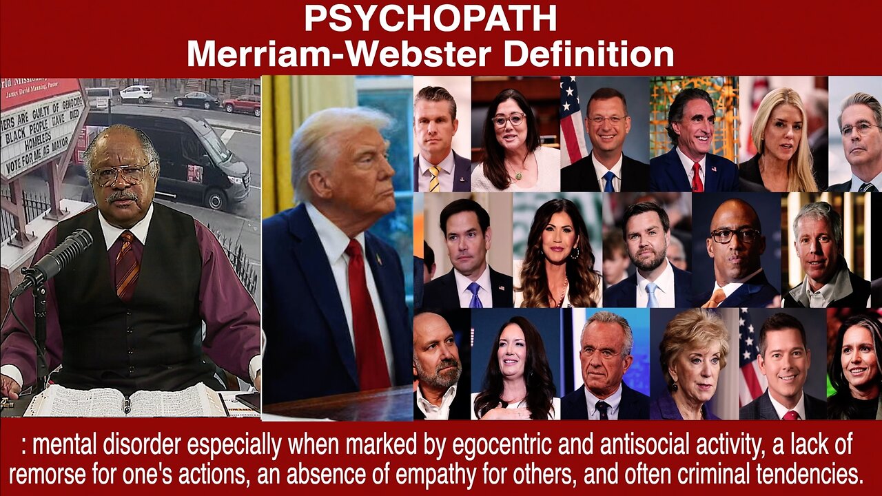 America Is Headed By A Bunch Of Psychopaths