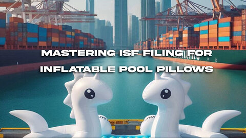 Demystifying ISF: Who Should File for an Inflatable Pool Pillow?