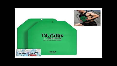 VEVOR Weight Vest Plates for Strength Training Running Workout 2x19.75 LB Plates Review