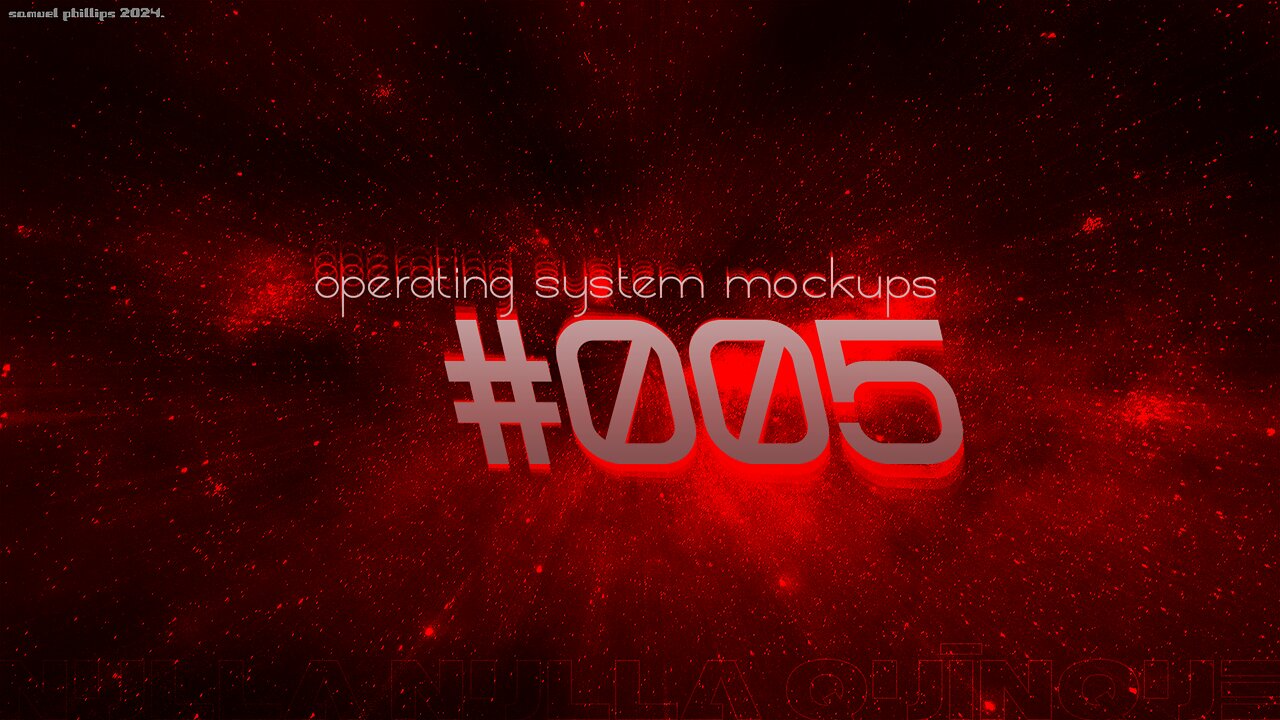 Operating System Mockups #005