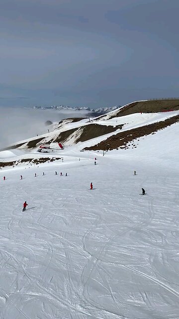 naturall beauty of snow and mountains