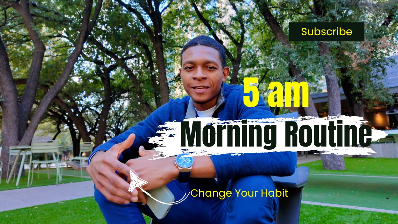 The 5am Morning Wellness Routine That Change My Life!