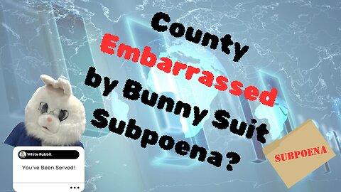 Officials Hopping Mad About Bunny Suit Subpoena!