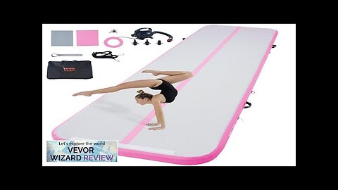 VEVOR Gymnastics Air Mat 4 inch Thickness Inflatable Gymnastics Tumbling Mat Tumble Review