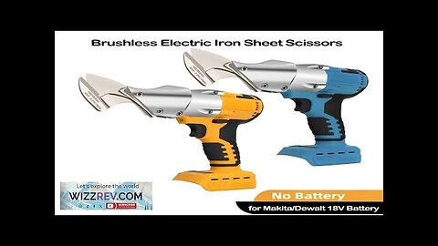 Brushless Electric Scissors 500W Cordless Iron Sheet Scissors Electric Metal Cutting Tools Review