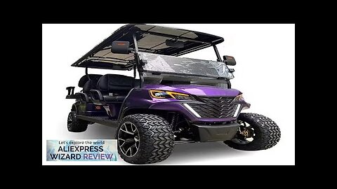 New Selling 2024 off Road Golf Cart 4 Passenger Street Legal Utility Review