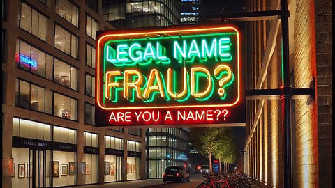 The Hypocrisy Of Humanity (Legal Name Fraud Truth)