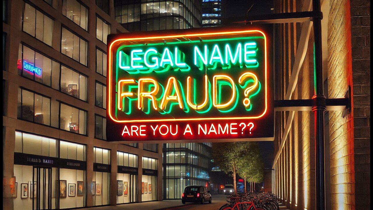 The Hypocrisy Of Humanity (Legal Name Fraud Truth)