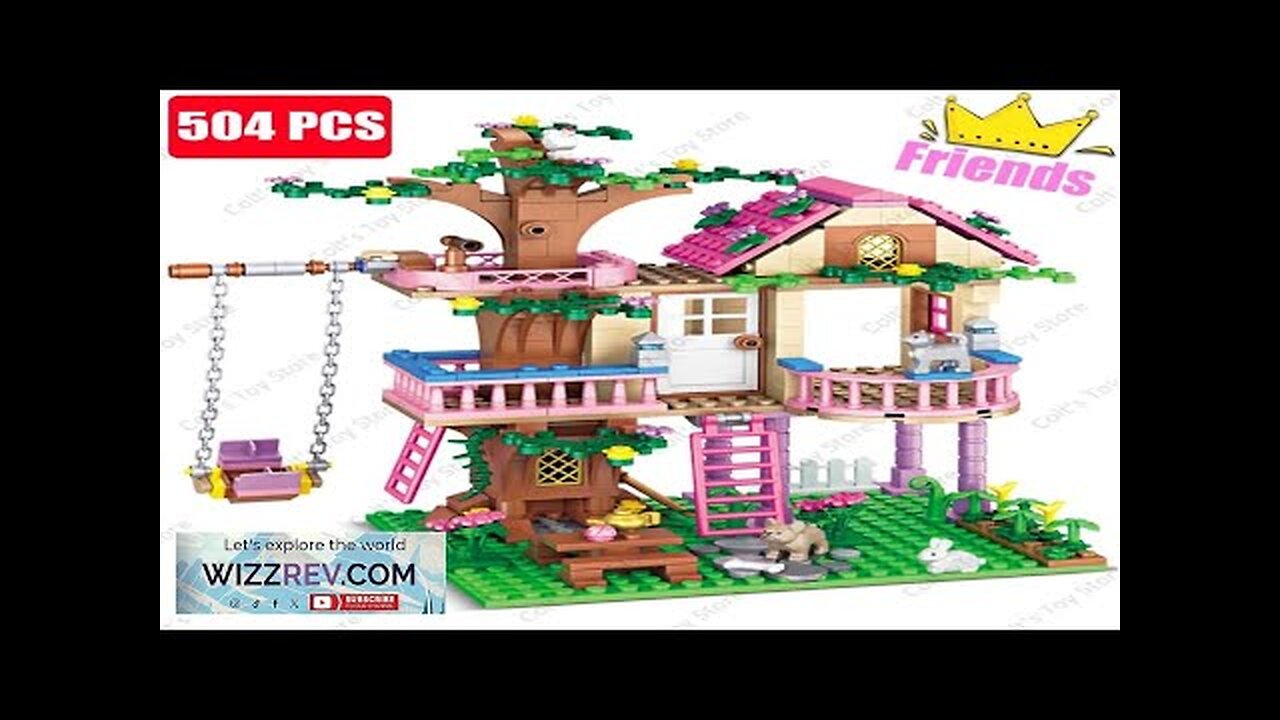 2024 Girls Friendship Tree House Villa Castle Building Blocks Classic Friends Girl's Review