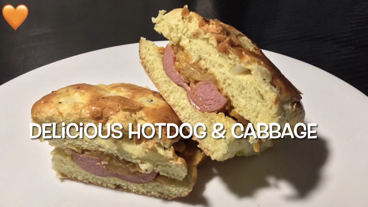 Easy Delicious Hotdog & Cabbage